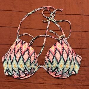 Victorias Secret adjustable tie swimsuit top. 34C